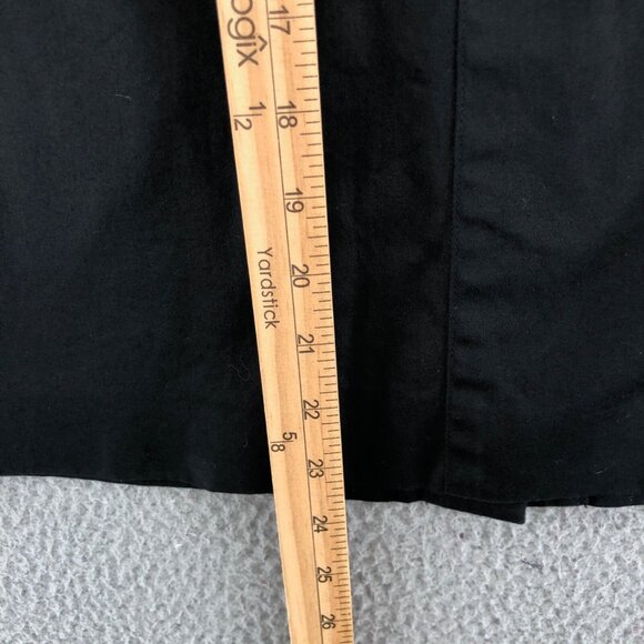 Lauren Ralph Lauren Skirt Womens 12 Black Stretch Knee Length Straight Active - Picture 11 of 12